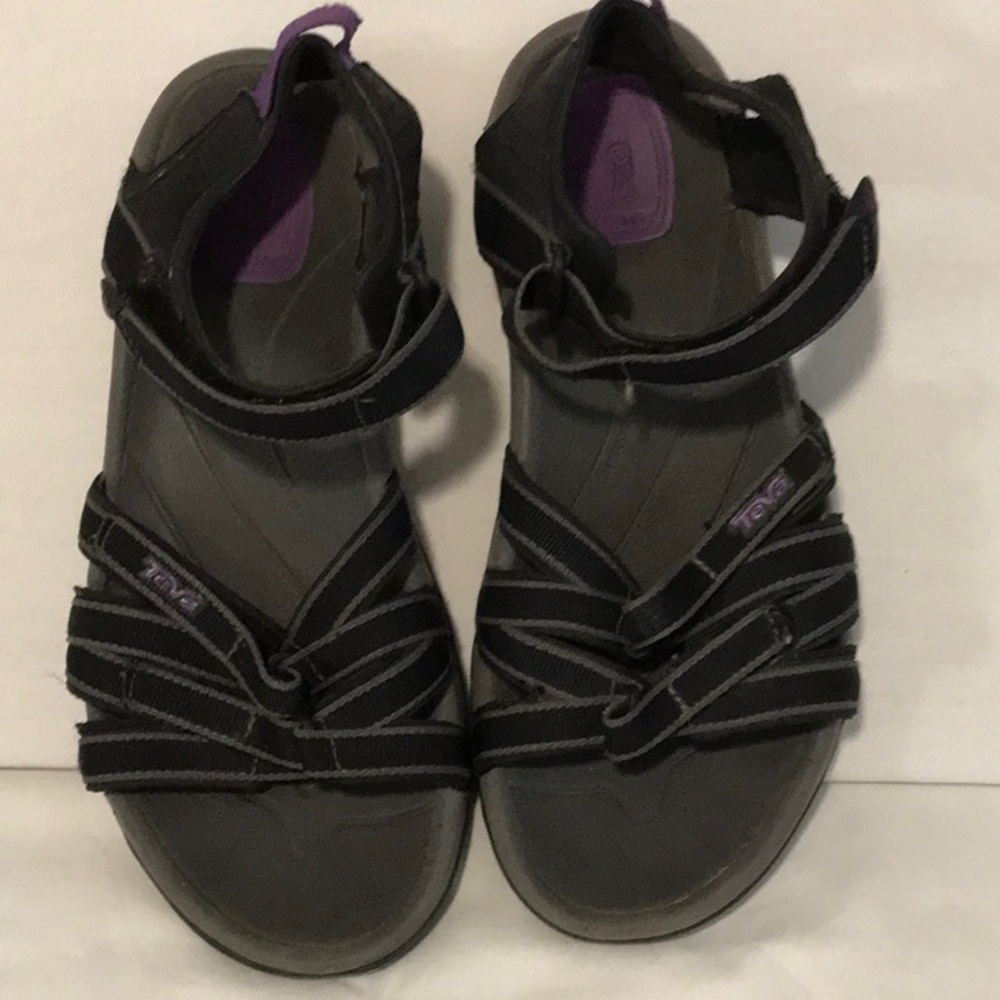 Teva Women's Black Sandals Size 8